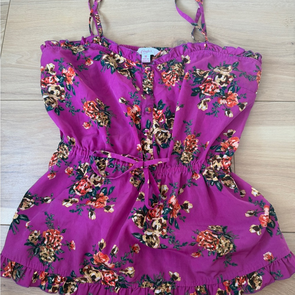 Candie's Pink Floral Top